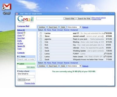 chrome gmail