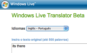 Windows Live Translator