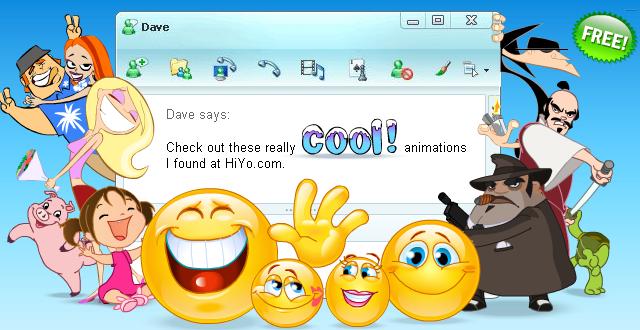 Emoticons, Winks, Sons e AnimaÃ§Ãµes GrÃ¡tis Para MSN Messenger