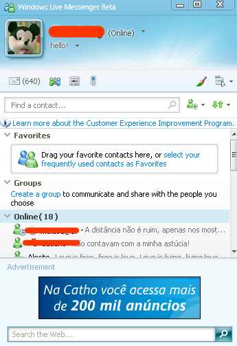 Baixar Nova VersÃ£o MSN Windows Live Messenger 2009 Vazada