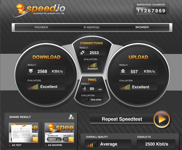 Teste de Velocidade da Internet Para Upload e Download