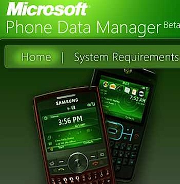 microsoft phone data manager logo