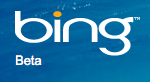 Bing logo blue
