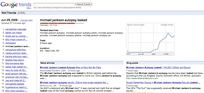 Google Trends_ michael jackson autopsy leaked, Jun 29, 2009