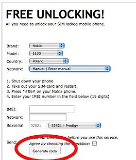 Trycktill.com unlock cell phone free