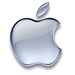apple logo chrome