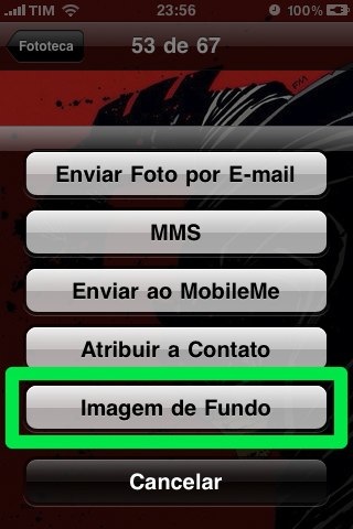 iphone wallpaper option pt-br