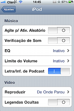 iphone ipod disable to shuffle