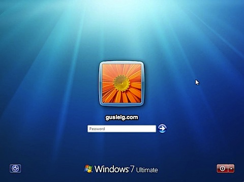 windows 7 login screen