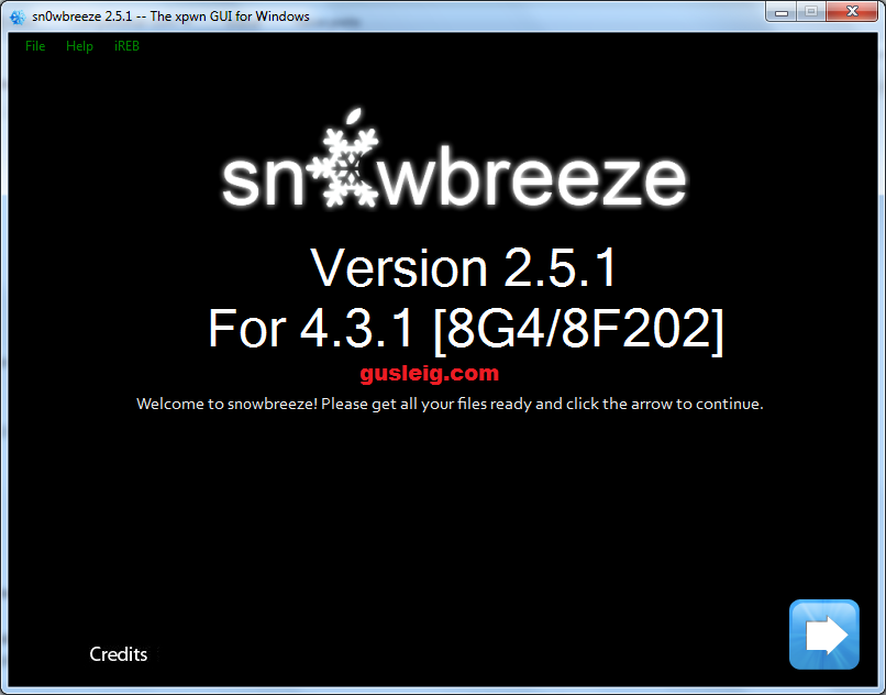 Sn0wbreeze 2.5.1 Para Jailbreak iOS 4.3.1 Traz Boot Logo Animado e Cydia 1.1.1