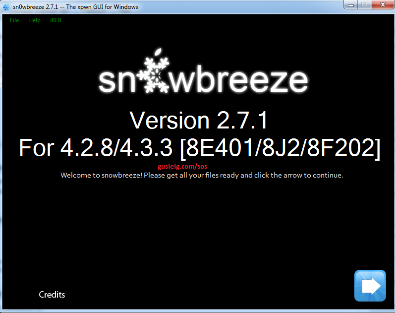 AtualizaÃ§Ã£o e Jailbreak iOS 4.3.3 no Windows com Sn0wbreeze 2.7