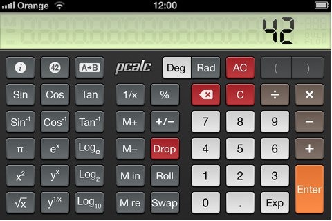 App Store - PCalc Lite Calculator.