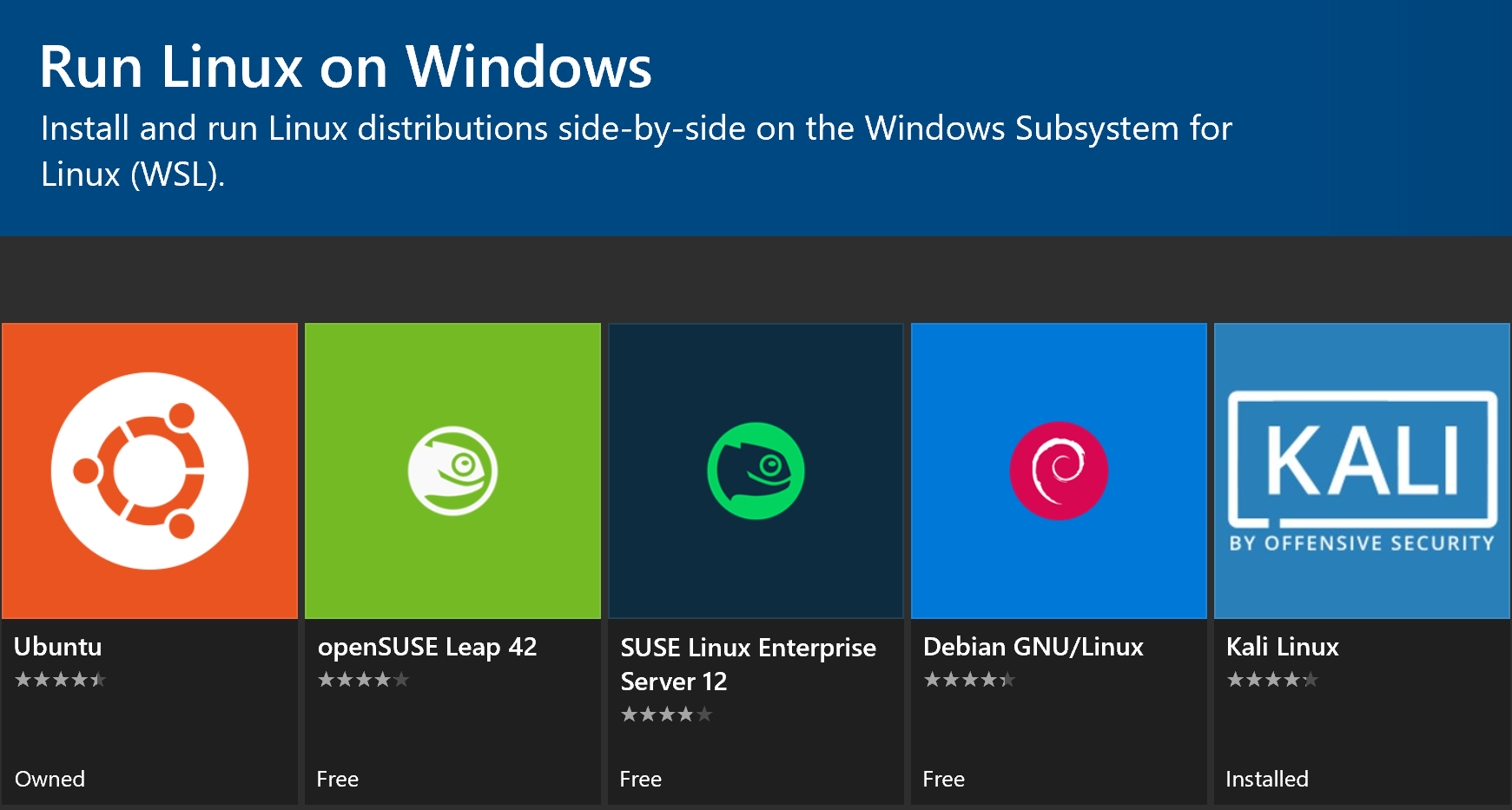 windows subsystem linux